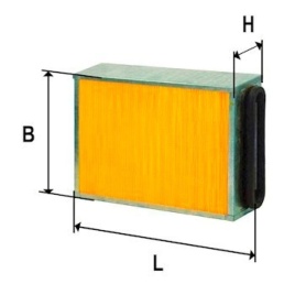 ФИЛЬТР ВОЗД. ДИФА 4343М К-701, К-701А, К-700А и др. (прямоугольный)
