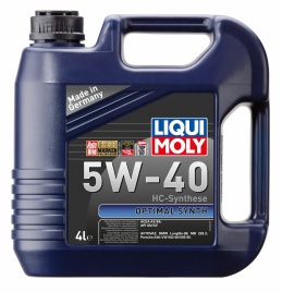 5W40 LIQUI MOLY OPTIMAL СИНТ. 3926 4Л масло моторное ЕС