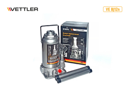 Домкрат гидравлич (12т) бутылочный с сумкой (210*405) VETTLER 20138