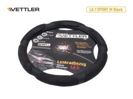 Чехол на руль спонж черный (М) 37-38 см. PVC (6 подушек) VETTLER SPORT 17571