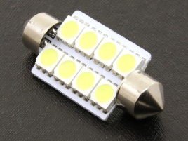 Лампа светодиод. T11 24V Lumen Qantum FT-5050-8SMD 39mm 24V (в упак. 10шт) MLD-24VC5W-1699 