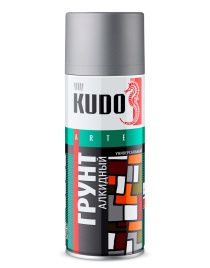 ГРУНТ алкидный СЕРЫЙ KUDO KU-2001 520мл