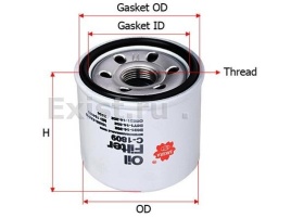 ФИЛЬТР МАСЛ. SAKURA C1809