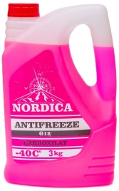 Antifreeze -40 G12 NORDICA красный (3 кг)