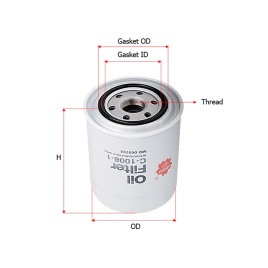 ФИЛЬТР МАСЛ. SAKURA C10081