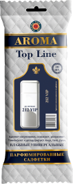 Салфетки влажные парфюмированные Top Line №39 "Carolina Herrera 212 VIP" муж. 30 шт.