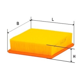 ФИЛЬТР ВОЗД. ДИФА 4401 (в пакете) (2112-1109080, С 22 117, SB201C,LX-129) 
