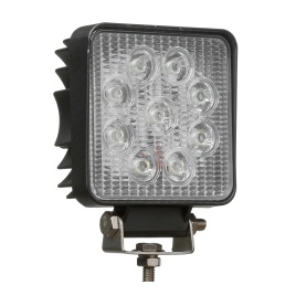 Светодиодная Фара 9 SMD  9-32V 27W  Lumen-27WS STE (квадрат) MLP-STE27WS1262F