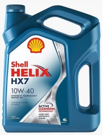 10W40 Shell Helix  НХ7   4Л масло моторное  ЕС
