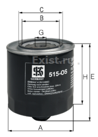 ФИЛЬТР МАСЛ. KOLBENSCHMIDT 50 013 156 VW T4 2.4D/2.5TDi 9/90>, Volvo 740-960 2.4TD 85> (W 950/4) 