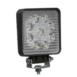 Светодиодная Фара 9 SMD  9-32V 27W  Lumen-27WS SSE (квадрат) MLP-SSE27WS-2416F