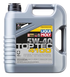 5W40 LIQUI MOLY  Top Tek СИНТ. 4100  4Л масло моторное ЕС