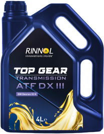 ATF DX III RINNOL TOP GEAR 4л масло трансмиссион. минер.
