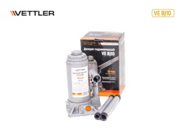 Домкрат гидравлич 10т бутылочный (подъем 200x385) VETTLER 20137