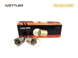 Лампа накал. R10W 24V 10W BA15s VETTLER HD (в упак.10 шт.) 17148