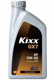 5W-40 Kixx GX7 SP Моторное масло 1л (бывший 5w40 KIXX G1 SP СИН. масло моторое 1Л)