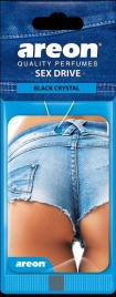 Ароматизатор  AREON сух.  "SEX DRIVE" Черный лед new