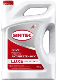Антифриз Sintec LUXE  G12+  красный 10л