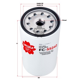 ФИЛЬТР ТОПЛ. SAKURA FC55240