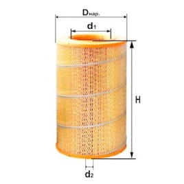 ФИЛЬТР ВОЗД. ДИФА 4318М (без элемента) МТЗ-100 (дв.ММЗ Д-260) (метал) 260-1109300