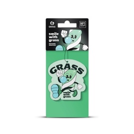 Ароматизатор картон Grass "Смайл" мятная жвачка ST-1469