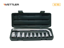 Набор головок 1/2"DR 6-ти гран (8-24мм) 10пр VETTLER 17390