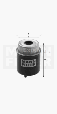 ФИЛЬТР ТОПЛ. MANN WK 8124 фото 1