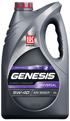 5W40 ЛУКОЙЛ Genesis Universal  API SN/CF 4Л   Т фото 1