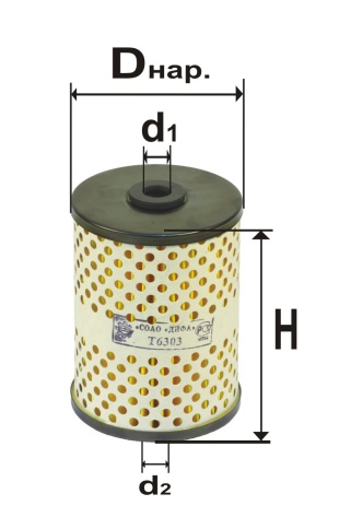 ФИЛЬТР ТОПЛ. ДИФА 6303M (метал. сетка) Т150-1117040 фото 1