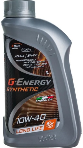 10W40 G-Energy Synthetic Long Life 10W-40   1 л Масло моторное 253142394 фото 1