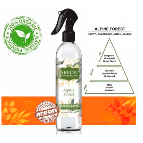 Нейтрализатор запахов AREON HOME PERFUMES 300 ml Alpine Forest (Альпийский лес) фото 1