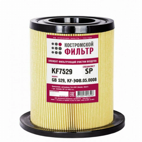 ФИЛЬТР ВОЗД. Костромской KF7529 (GB-529, 4237)  фото 1