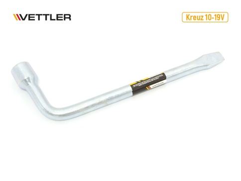 Ключ баллонный 19мм с лопаткой ВАЗ усил VETTLER 18312 фото 1