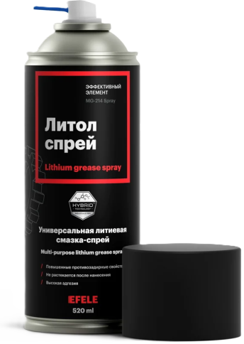 EFELE MG-214 SPRAY (210 мл.) смазка Литол спрей фото 1