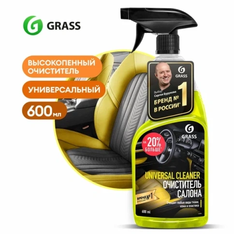 Набор по уходу за салоном автомобиля GRASS 800625 (Полироль, очиститель, влаж.салф, микроф.) фото 14