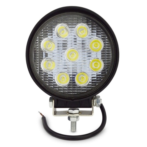 Светодиодная Фара 9 SMD  9-32V 27W Allroad (круглая ) ALR 27 WRF фото 1