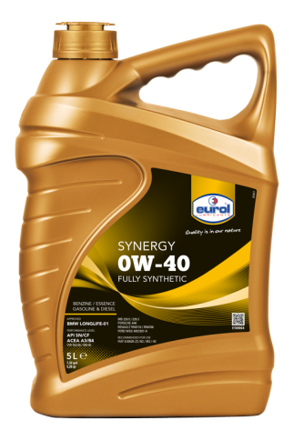 0W40 Eurol Synergy SN/CF 5 Л (син.) масло моторное фото 1