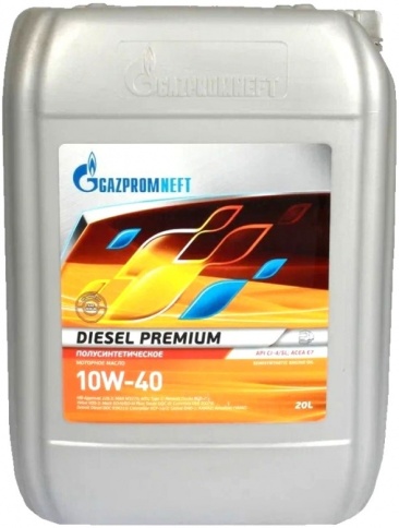10W40 Gazpromneft Diesel Premium  масло моторное  (20л / 17,64кг)   2389907851 фото 2