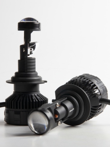 Лампа светодиод. H7 XS H7/H18 (PX26d) 9-32V 55W Allroad мини линза ALR-XSH07 фото 1