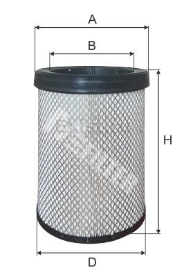 ФИЛЬТР ВОЗД. MFILTER A855/1 фото 1