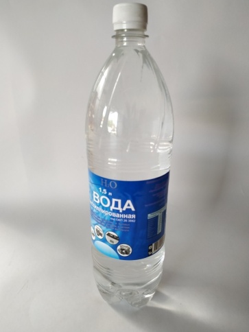 ВОДА ДИСТИЛ.       1,5 Л фото 2