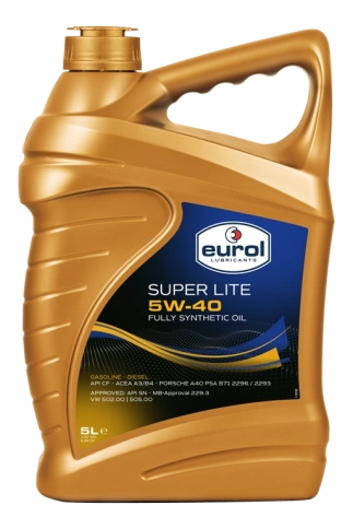 5W-40 Eurol Super Lite SN/CF 5л  (синт.) фото 1