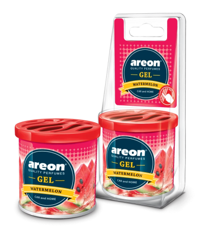 Ароматизатор  AREON "GEL CAN BLISTER" Арбуз банка фото 1