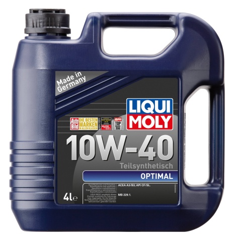 10W40 LIQUI MOLY OPTIMAL   П/С  3930 4Л масло моторное ЕС фото 1