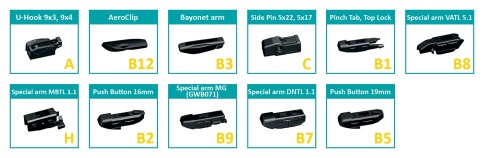 Щетка с/о Gorizont Premium new 600 мм/24" бескаркасная 11 адаптеров  фото 3