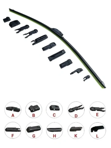 Щетка с/о Gorizont Premium new 450 мм/18" бескаркасная 11 адаптеров  фото 2