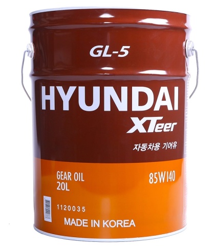 85W140 Hyundai XTeer Gear Oil-5 20L  API GL-5 трансмиссион.масло фото 1