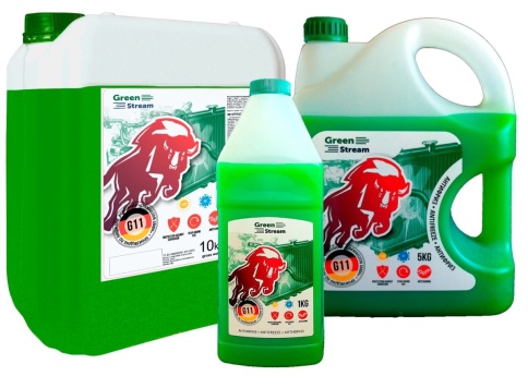 Антифриз ANTIFREEZE GreenStream G11Green, 10 кг фото 2