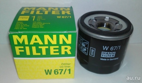 ФИЛЬТР Масл.MANN W 67/1 Subaru, Nissan, Mazda фото 1