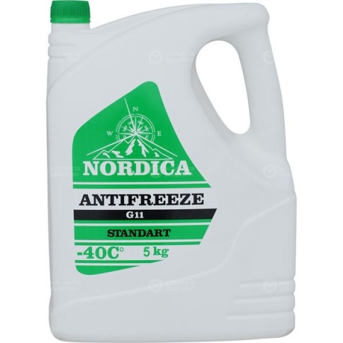 Antifreeze -40 G11 NORDICA зеленый (5 кг) фото 1